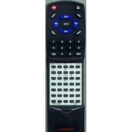 Replacement Remote for SHARP RRMCGA174WJSA, RTRRMCGA174WJSA, GA174WJSA, LC13S2US, LC20S2U, LC20S1U, LC15S2US, LC13S1US, LC15S1US, LC13S1U, LC13S1B, L