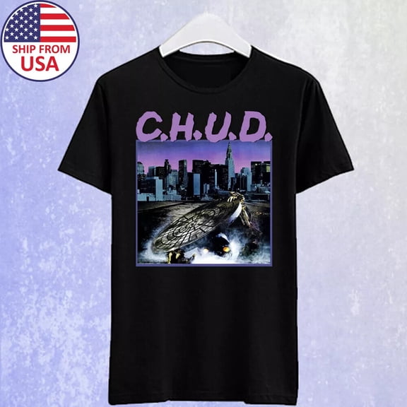 C.H.U.D CHUD Retro Horror Movie Men's Black T-shirt Size S-5XL