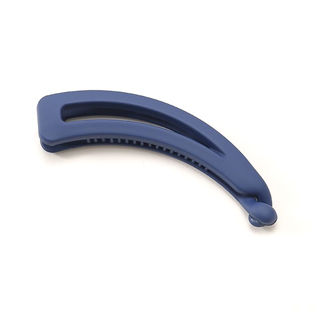 Guardurnaity Pinza de plátano mate Pinza de pelo Escuela de baile Horquilla de cola de caballo Azul oscuro Type3 NO3