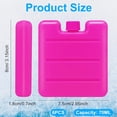 thumbnail image 3 of Reusable Ice Pack | Slim Ice Pack for Lunch Boxes and Coolers, Long Lasting Cold Freezer Pack for Storage, Great Gift for Outdoor Enthusiasts, Durable Dark Green Plastic Boxes, 3 of 9