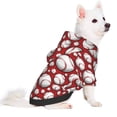 thumbnail image 2 of Fotbe Cute Baseball Sudadera con Estampado para Perros Pequeños – Suéter con Capucha para Mascotas, Tela Suave de Forro Polar con Bolsillo-X-Small, 2 of 7