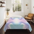 thumbnail image 4 of Abstract Minimalistic,Large Tapestry for Bedroom Wall Hanging Tapestry,Turquoise Pink Ombre Aesthetic Color Art Ceiling Backdrop Tapestries Poster Blanket Wall Decor for Living Room 86" x 104", 4 of 8