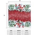 thumbnail image 5 of Winter Mailbox Covers Magnetic Standard Size 18 X 21 Watercolor Xmas Tree Red Birds Cardinals Christmas Mailbox Cover Mailbox Wrap Post Letter Box Cover Decor for Home Outdoor Garden Holiday, 5 of 5