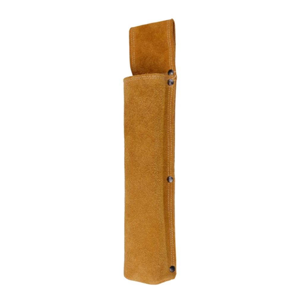 2x Leather Welding Rod Holder Convenient Flame-Retardant cutting Waist Bag