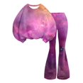 thumbnail image 5 of XZNPDUCQ 8-9 Years Girls Outfits Toddler Girls Fall Winter Clothes Girls Long Sleeve Top Pants 2PCS Set A248-Pink, 5 of 8