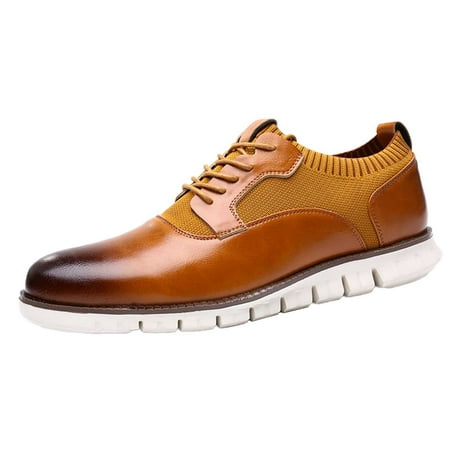 

Qufokar Rubber Slippers For Men Leather Shoe Laces For Men Clic Style Men Lace Up Vintage Leather Shoes Business Casual Shoes Roundtoe Leather Shoes