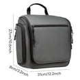 thumbnail image 2 of INSMART Travel Toiletry Bag for Men and Women, Waterproof Large Capacity Makeup Bag, Hanging Foldable Makeup Organizer, Full-Size Containers, 2 of 8