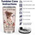 thumbnail image 5 of Book Gifts for Book Lovers, I Am A Book Reader Tumbler with Lid 20 oz Stainless Steel, Book Coffee Mug, Birthday Gifts for Bookworm, 5 of 6