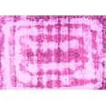 thumbnail image 1 of Ahgly Company Indoor Rectangle Abstract Pink Modern Area Rugs, 5' x 7', 1 of 4