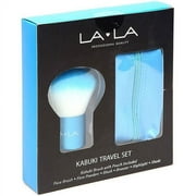 LA LA Kabuki Travel Set, Blue, 2 pc