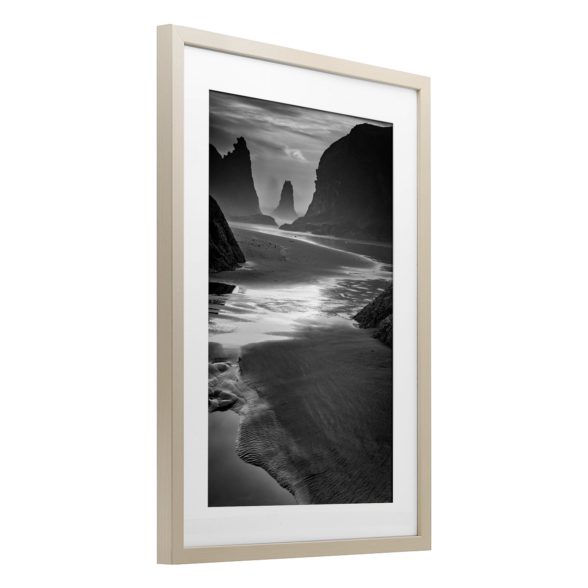 Stupell Industries Last Light On Bandon Beach Birch Framed Print Under Glass, design by Rick Berk