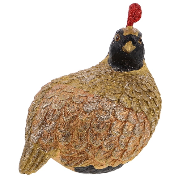 HEANUJJ Realistic Resin Turkey Figurine for Thanksgiving Fall Harvest Table Centerpiece and Seasonal Home Decor