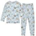 thumbnail image 2 of joogoo Cute Chickens Eggs Pajamas Set Long Sleeve Soft Cotton Sleepwear 2 Piece 18M, 2 of 7