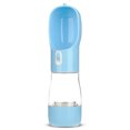 thumbnail image 2 of Dispensador de agua para mascotas al aire libre, botella portátil para PC, alimentador de vasos, suministros de viaje, jarra de almacenamiento universal, accesorios para bebidas, azul kenally PT000621-01B, 2 of 7