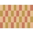 thumbnail image 1 of Ahgly Company Machine Washable Indoor Rectangle Transitional Orange Area Rugs, 6' x 9', 1 of 7