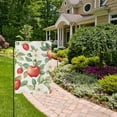 thumbnail image 2 of Yayeee Garden Flag 28" x 40" Double Sided Outdoor Yard Lawn Holiday Decorations, Beige Apple Pattern, 2 of 6