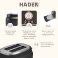thumbnail image 3 of Haden Dorset Electric Water Kettle & 2 Slice Wide Toaster, Black & Copper, 3 of 10
