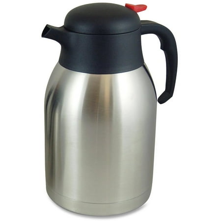 Genuine Joe Double Wall Stnls Vacuum Insulated Carafe, (Best Insulated Coffee Carafe)