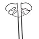 thumbnail image 4 of Enrejado de soporte reutilizable para plantas de interior con forma de Monstera, estaca de soporte portátil para plantas Negro, 4 of 7