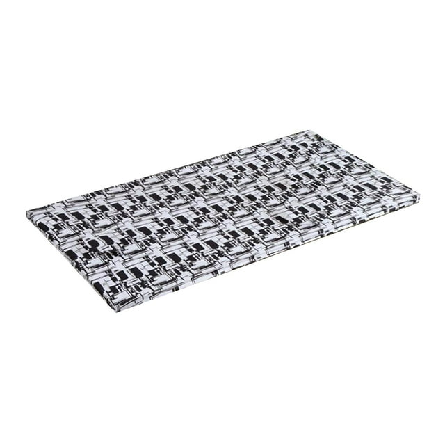 Mantel rectangular de poliéster con borde elástico, resistente a la decoloración, ideal para fiestas, picnics y otras ocasiones especiales. F