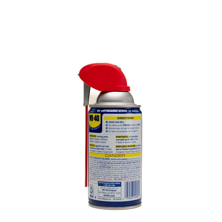 WD-40 Multi-Use Liquid Spray, 8 OZ with Smart Straw for General