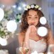 thumbnail image 4 of 3 piezas Diadema con corona de flores, Bandas para el cabello con margaritas, Bandas para el cabello con margaritas, Diademas con guirnalda floral con corona de flores, Para boda (, 4 of 5