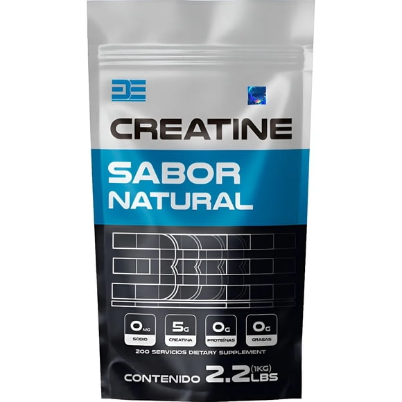 BE SUPPLEMENTS | CREATINA Monohidratada sabor natural | 1 kg