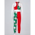 thumbnail image 5 of CHICTRY Kids Girls 2Pcs Christmas Dance Costume Xmas Santa Elf Costume Gymnastics Ballet Dance Outfit Red 16, 5 of 7