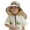 Khaki, variant on WUXIAN Kids Sun Hats Upf50+ Sun Protection Bucket Hat Toddler Summer Beach Play Hats With Neck Flap Sun Caps,Beige,One Size