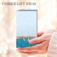 thumbnail image 2 of FONMY Mini Couple Toothbrush Holder Stand-Acrylic w/Nature Seashell Handmade Seascape Razor Holders Organizer for Bathroom Vanity Countertops Office Unique Gifts and Home Decoration,Sea Blue,Pack of, 2 of 6