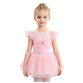 thumbnail image 3 of mgoYE Toddler Girls Full Skirted Leotard Tulle Ballet Dance Tutu Dress(Pink,4-5), 3 of 9