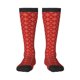 thumbnail image 1 of Balery Red White Snowflakes Calcetines novedosos Calcetines deportivos Calcetines hasta la rodilla Calcetines de algodón Calcetines originales y geniales, 1 of 6