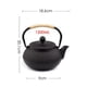 thumbnail image 2 of Tetera de hierro Baoblaze Tetera silbante 1200ml, 2 of 8