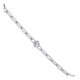 thumbnail image 2 of Rosario De Plata Ley 925 Con Bola Diamantada De 55 Cm, 2 of 5