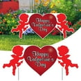 thumbnail image 1 of Valentine‘s Day Decoration Card With  Stakes  Outdoor Garden  Garden  Yard, 1 of 6