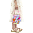 thumbnail image 5 of Kids Rainbow Unicorn Clear Doll Accessories Bag, Portable Transparent Toy Storage Backpack for Baby Doll Feeding Sets, Girls Play Pretend Handbag, 5 of 15