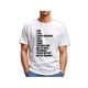 thumbnail image 1 of Pure Cotton Comfort Fit T-Shirt with Inspirational Quote Print - Casual Round Neck Top for Spring Summer Fall, Machine Washable, Everyday Tshirt | Simple Tee | Durable Cotton, 1 of 6