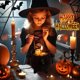 thumbnail image 5 of Decoraciones de Halloween, adornos de Halloween, regalos de Halloween, vela de caldero de bruja de Halloween, diseños de calavera, araña y burbujas, decoración iluminada, vela de olla de bruja, 5 of 9