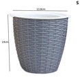 thumbnail image 1 of Brick Pattern Flowerpot Imitation Metal Plastic Flower Pot Square And Tall Type For Gardening Potted Plants Fu, 1 of 1