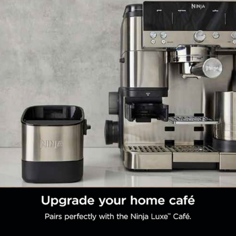 Ninja Luxe Cafe Knock Box, Accessories for Espresso Machine, Easy