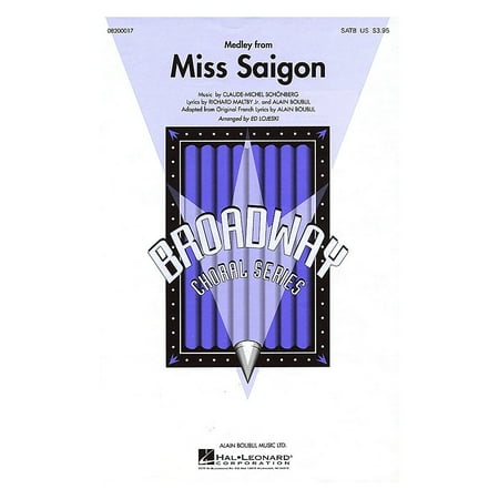 UPC 073999000184 product image for Hal Leonard Miss Saigon (Medley) SAB Arranged by Ed Lojeski | upcitemdb.com