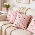 thumbnail image 5 of Throw Pillow Covers 18x18 Inch, Decorative Square Pillowcases, Farmhouse Holiday Cushion Covers for Couch Sofa Living Room Bedroom Outdoor Home Decor, 5 of 9