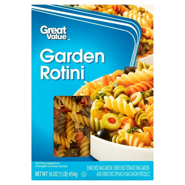 Download 4 Pack Great Value Garden Rotini 16 Oz Walmart Com Walmart Com