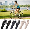 thumbnail image 2 of Sunscreen Gloves For Women Featuring Ice Silk Cooling Fabric And Silicone Grip To Prevent, 2 of 8