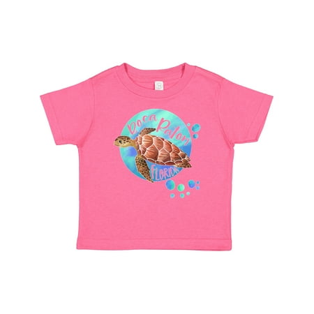 

Inktastic Boca Raton Florida Swimming Sea Turtle with Bubbles Boys or Girls Baby T-Shirt