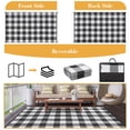thumbnail image 4 of Studyset Outdoor Rug 8x10 Waterproof Outdoor Rug Indoor Outdoor Plastic Straw Rug Large Outdoor Patio Rug Reversible Rug Modern Checkered Mat for Picnic Porch RV Deck Camping Backyard, 4 of 9