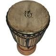thumbnail image 2 of Hand-carved Djembe Drum From Africa - 14"x25" Oversize with Big Bass (Fingerprint Carving), 2 of 8