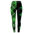 thumbnail image 4 of Shadoumai St Patricks Day Leggings for Women Irish Green Shamrock Stretchy Legging High Waisted Tummy Control Workout Yoga Pants, 4 of 6