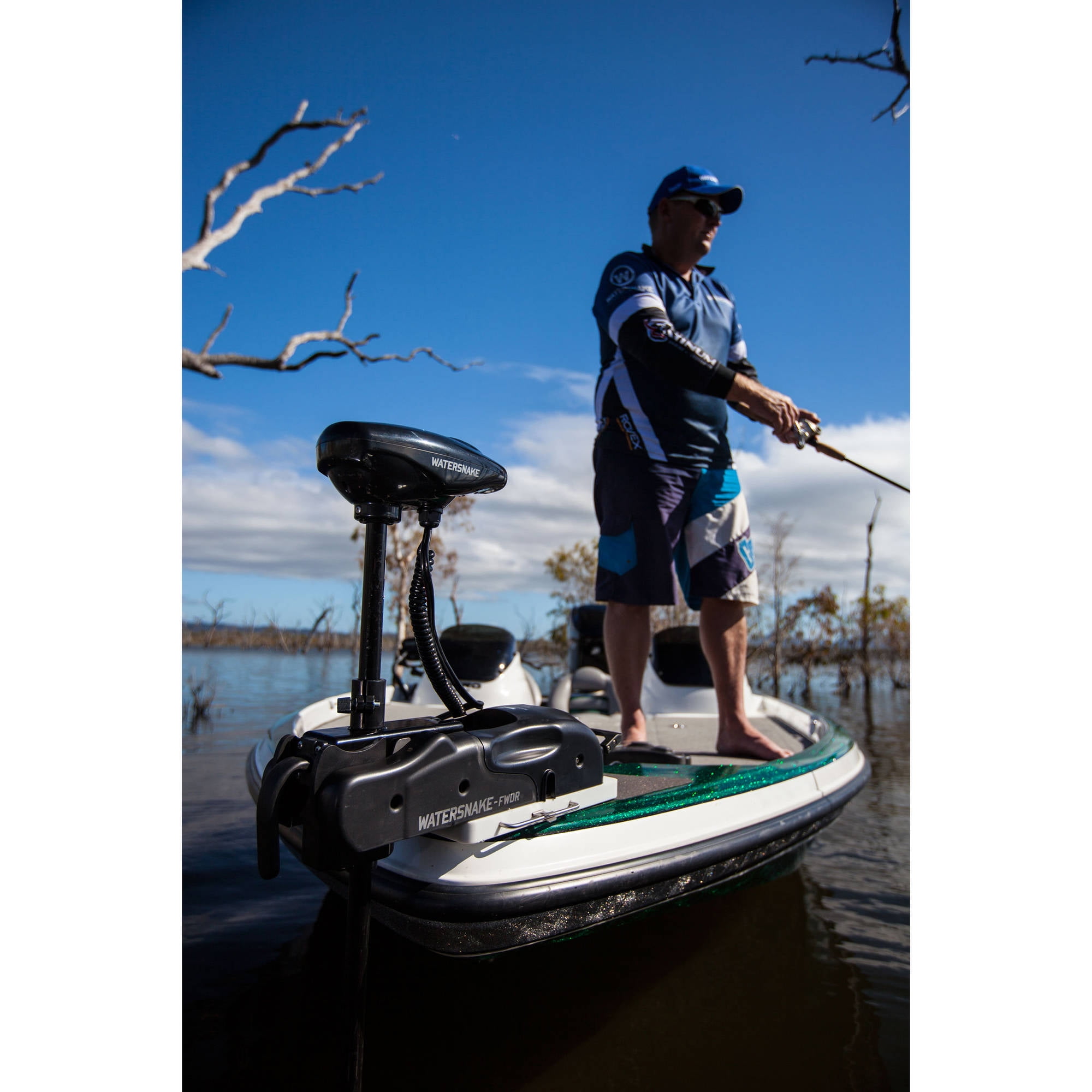 Watersnake Shadow FW 54 lb/48" Bow Mount Trolling Motor