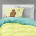 thumbnail image 2 of Carolines Treasures BB6086PILLOWCASE Easter Eggs Shih Tzu Silver Chocolate Fabric Standard Pillowcase Standard, 2 of 2